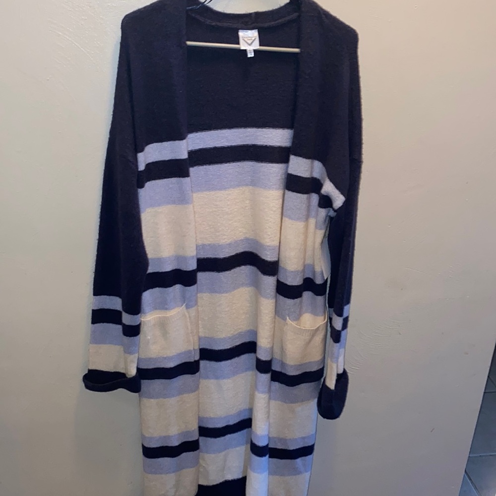 Long winter cardigan